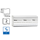 Полотенца бумажные 200 шт., VEIRO (Система H3), комплект 20 шт., Comfort, 2-слойные, белые, 21х21,6, V, KV205